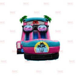 1920Beach20Vibe20Combo20Double20Lane201 1769803836 19ft Beach Vibe Double Lane Inflated Pool Slide