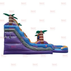 1920Tiki20Plunge20Double20Lane20Inflated20Pool20Marble20Pu 7 19 ft Tiki Plunge Double Lane Inflated Pool