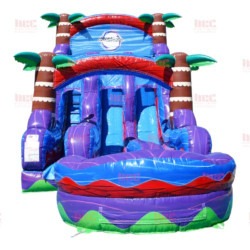 19 ft Tropical Hurricane® Double Lane Inflated Pool