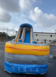 20ft Blue Blaze Marble Slide Dry