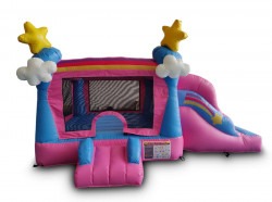 Mini Enchanted Toddler  Bounce House Slide