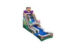18ft Pixelated Waterslide