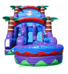 19 ft Tropical Hurricane® Double Lane Inflated Pool