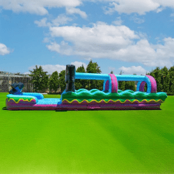 High Level slip n slide with Deep Pool