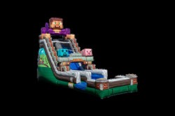 Slide20 18ft Pixelated Waterslide