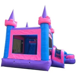 inflatable bounce house water slide modular pink2 1771600589 Pink and Purple Combo Wet / Dry