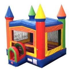 Rainbow Castle - w/ enclosed tunnel for saftey